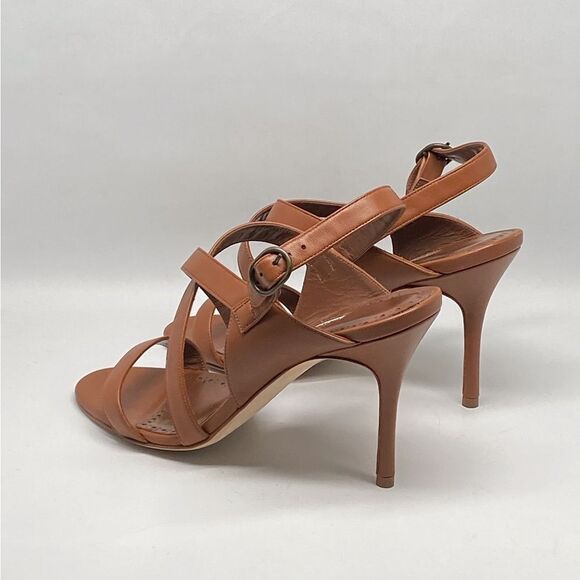 Manolo Blahnik Singanu Strappy Leather Sandals size 36 - Picture 9 of 13
